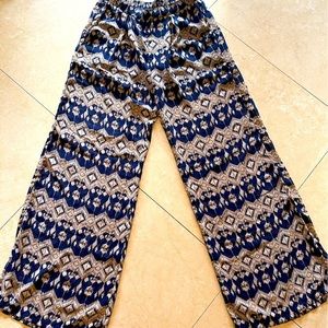 Bohemian Palazzo Pants-Size Medium